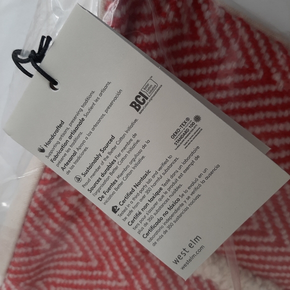 West Elm Ho Ho Ho Lumbar Pillow Cover - Picture 11 of 16